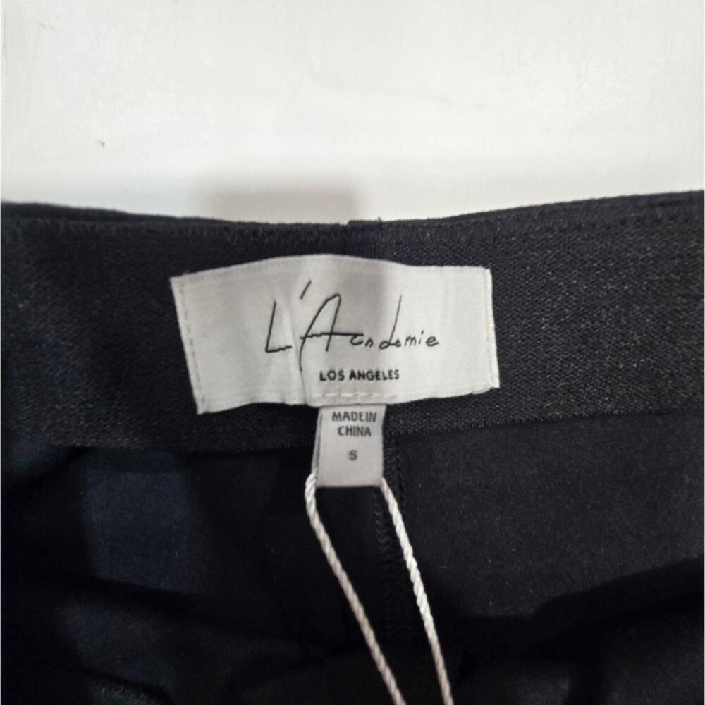 L'Academie x Marianna Hewitt Anouka Knit Slim Pant in Black - Picture 7 of 11